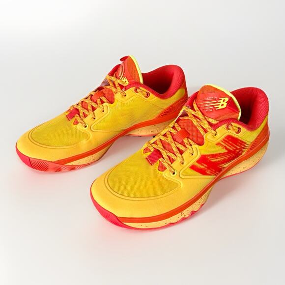 NEW BALANCE HESI LOW LETTERMAN Basketball Shoe BBHSL01 M8.5/W10 OrangeRed Yellow main image 7